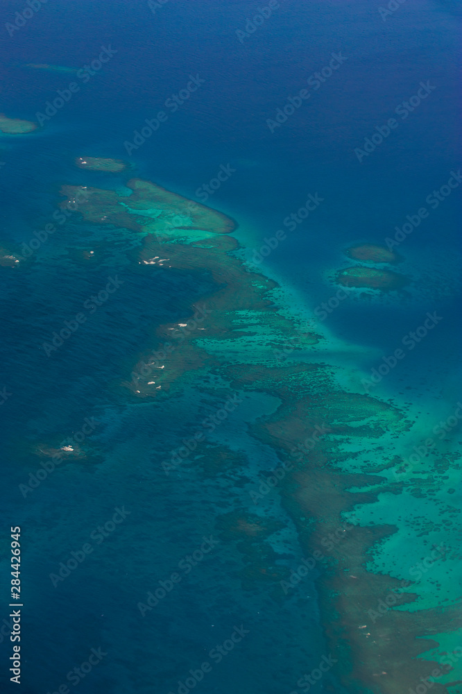 Aerial photo of Tonga, South Pacific Aerial photo of Tonga, South Pacific