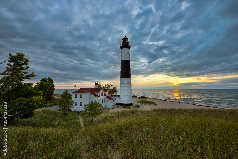 Big Sable Point Lighthouse at Sunset