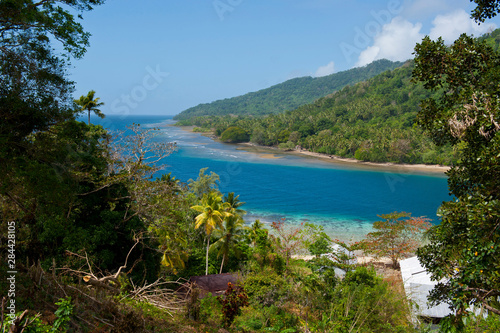 View from the Island of Kvato in Eastern Papua New Guinea © Michael Runkel/Danita Delimont