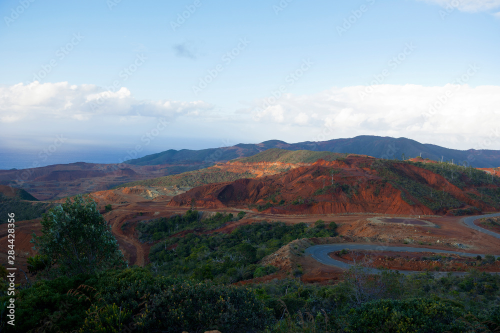 Overlook over Grande Terre, New Caledonia, South Pacific