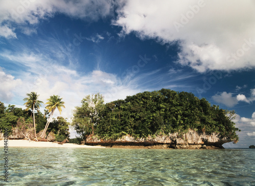 Palau, Micronesia, View of Honeymoon Island © Stuart Westmorland/Danita Delimont