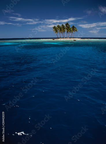 Micronesia, View of Dublon Island
