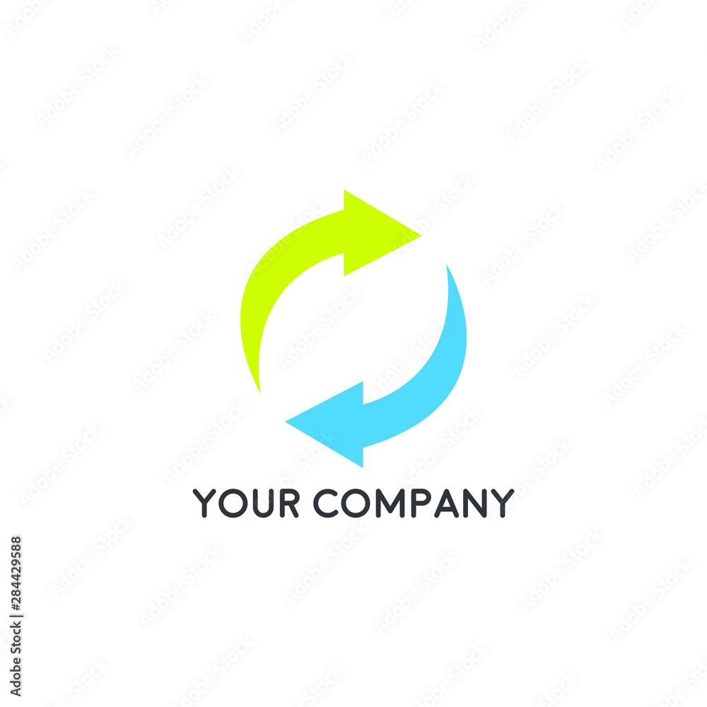 Money Changer Logo Template Design Vector