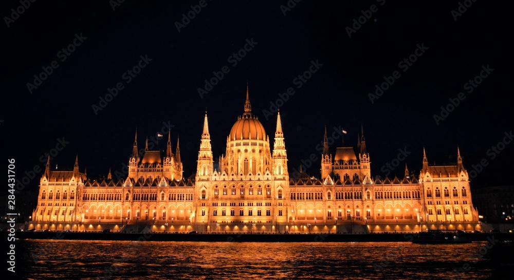 Parliament in lights