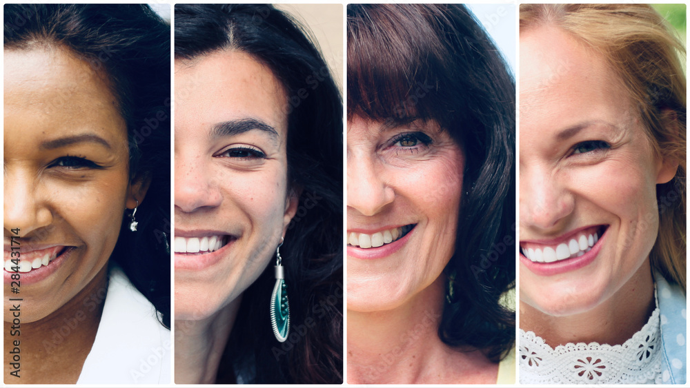 Beautiful handsome commercial happy women enjoying life Beautiful handsome commercial happy women enjoying life