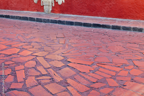 Mexico, San Miguel de Allende. Light reflecting on street stones. Credit as: Don Paulson / Jaynes Gallery / DanitaDelimont.com photo