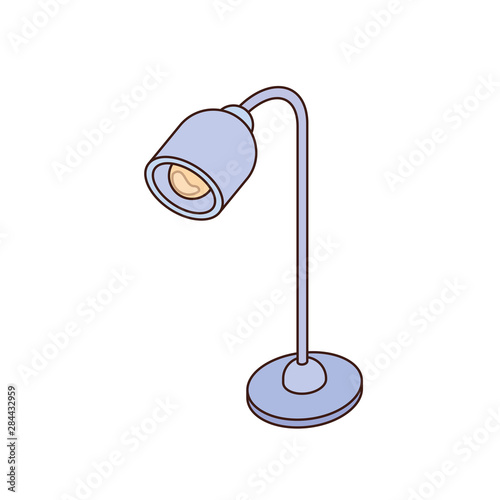 office lamp on white background