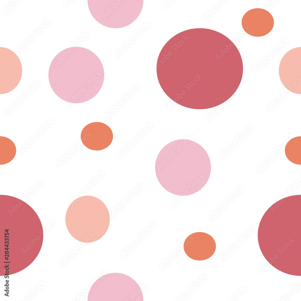 seamless pattern with pink circles seamless pattern with pink circles