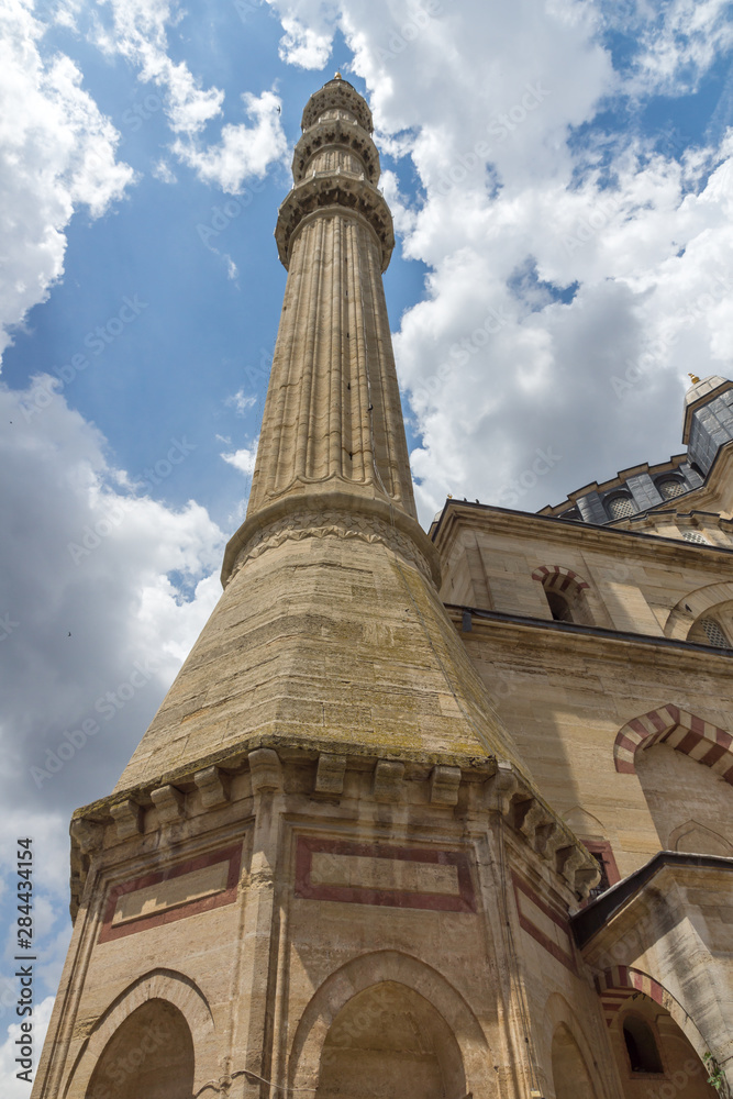 Selimiye Mosque in city of Edirne,  Turkey