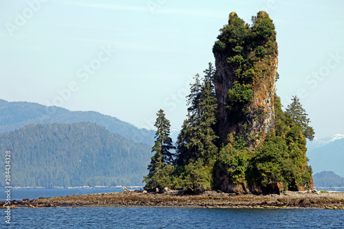 USA, Alaska, Ketchikan. Misty Fjords National Monument, a popular cruise excursion photo