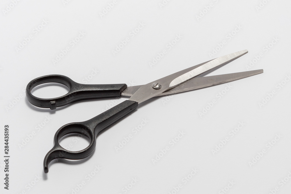 Grooming scissors. Isolated on white background. Grooming scissors. Isolated on white background.