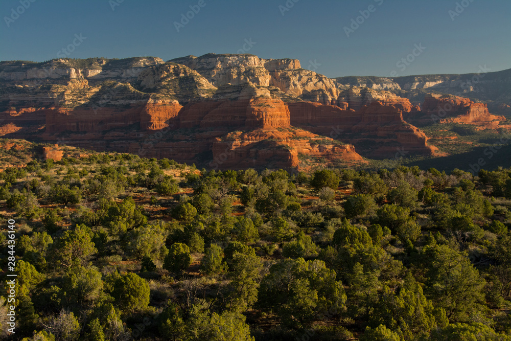 Aerial View, Red Rock Country, Sedona, Coconino National Forest, Arizona, USA