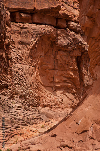 USA, Arizona, Grand Canyon National Park. Patterns in sandstone formations. 