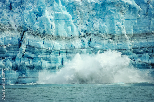 Canvas Print The Hubbard Glacier is tidewater glacier that calves frequently, Tongass Nationa