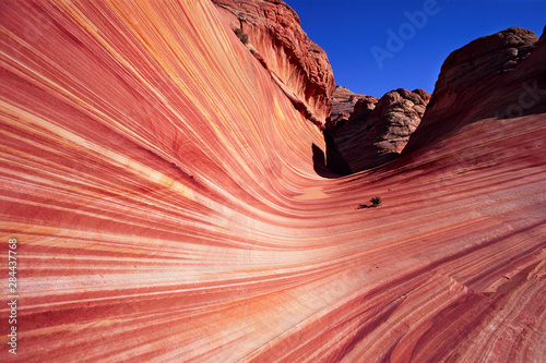 Striated rock formations abound in the Paria Canyon-Vermilion Cliffs Wilderness along the Arizona-Utah border.