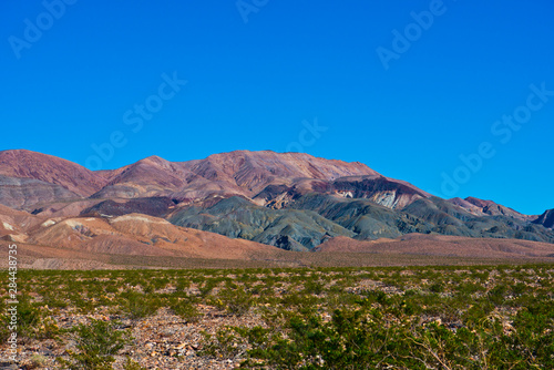 USA, California, Death Valley National Park, South Eureka Dunes road scenery, Last Chance Mountain Range