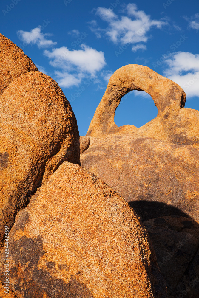 USA, California, Sierra Nevada Range. Whitney Portal Arch in Alabama Hills. USA, California, Sierra Nevada Range. Whitney Portal Arch in Alabama Hills.