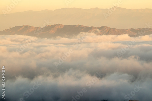 Above the clouds of a marine layer, early light, Santa Monica Mountains National Recreation Area, California © Rob Sheppard/Danita Delimont