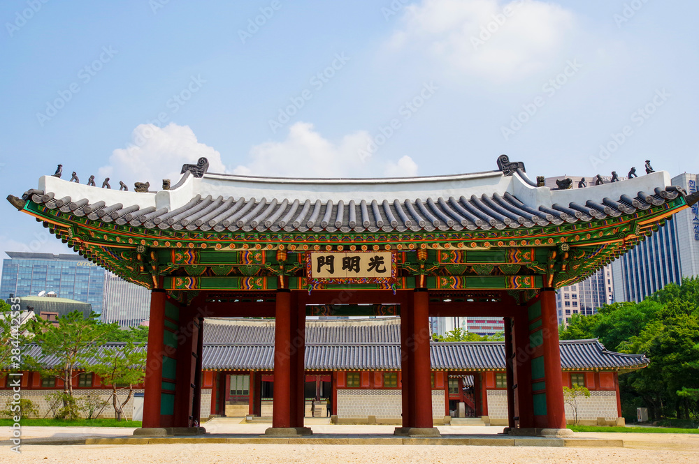 李氏朝鮮の宮殿である徳寿宮