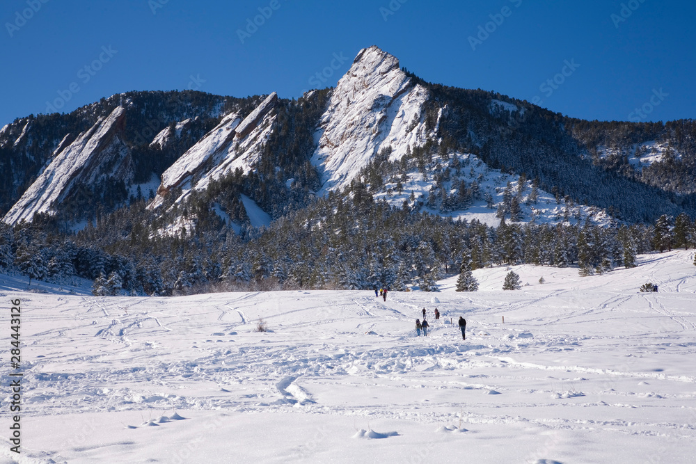Chautauqua park in winter, Boulder, CO