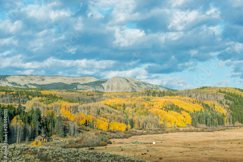 Usa, Colorado, near Gunnison, Rocky Mountain, Autumn, Ranch © Rob Tilley/Danita Delimont