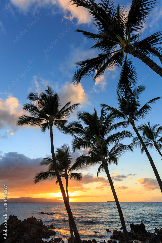 Small beach in Makena area, Maui, Hawaii, USA