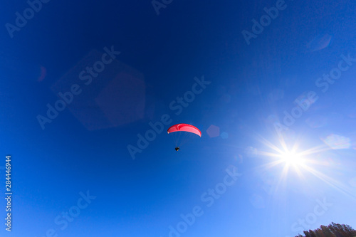 Paraglide near Haleakala, Maui, Hawaii, USA