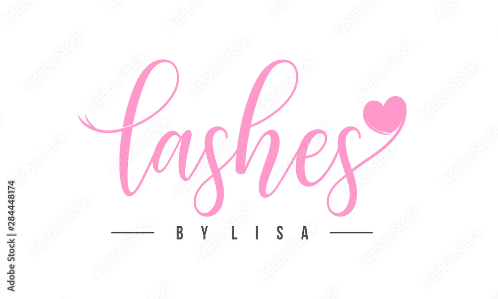 feminime and chick logo for beauty lashes company