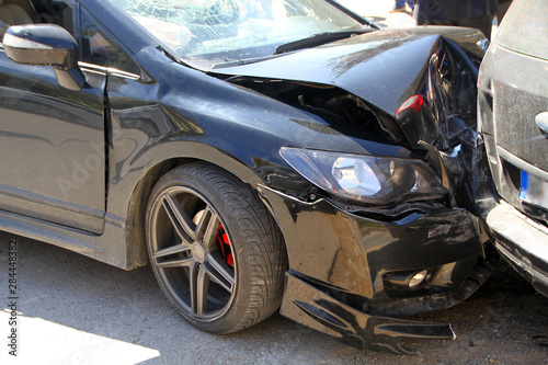 crashed car, traffic accident © turkishblue
