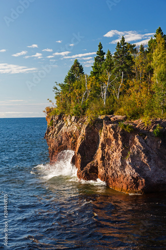 Minnesota, Tettegouche State Park, Lake Superior shoreline