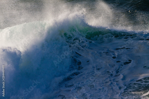 USA  Hawaii  Oahu  Large waves along the Pipeline Beach on the windward side of the Island