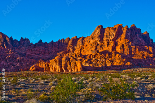 USA, Nevada, Overton, Valley of Fire State Park, First Nevada Park Visitor Center Area