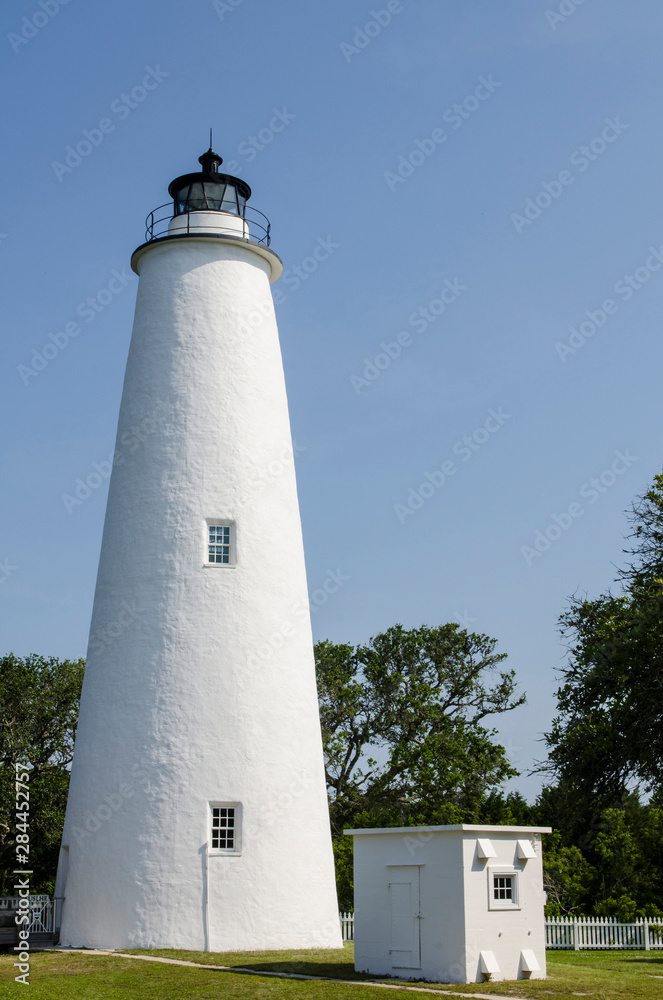 Ocracoke Island Light Station, Outer Banks, North Carolina, USA.
