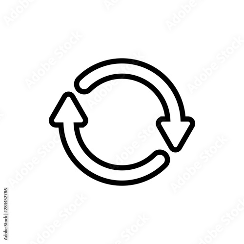 Refresh icon. Reload icon vector. Update icon. convert icon