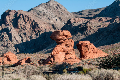 Canvas Print Valley of Fire State Park outside Las Vegas, Nevada.