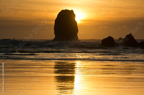 Sunset, Cannon Beach, Oregon, USA