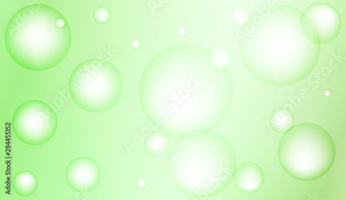 Background with bubbles. Design for your header page, ad, poster, banner. Pastel Gradient Color Vector illustration.