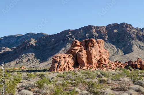 Canvas Print Valley of Fire State Park outside Las Vegas, Nevada.