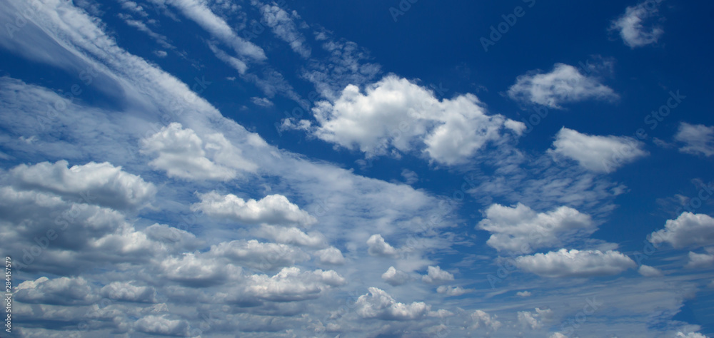 Fototapeta premium blue sky and clouds sky