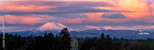 Tablou pe pânză USA, Oregon, Mt Bachelor