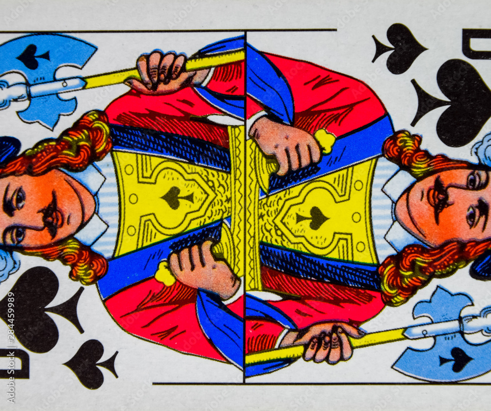 Card Jack of Spades, suit of spades.