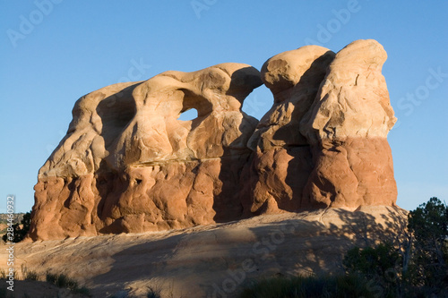 USA - Utah. Devil's Garden off Hole-in-the-Rock Road in Grand Staircase - Escalante National Monument.