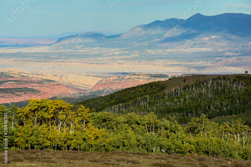 Vista from Highway 12 into waterpocket fold in Capitol Reef National Park photo