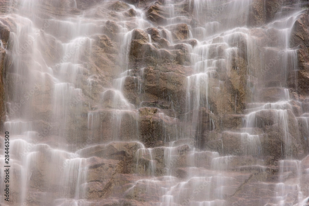 USA, Washington, Mount Rainier National Park. View of Spray Falls. 