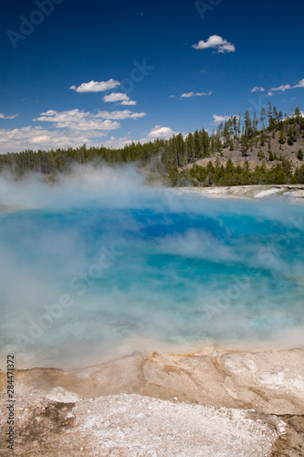 WY, Yellowstone National Park, Midway Geyser Basin, Excelsior Geyser Crater