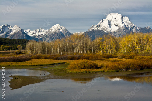 Autumn  Oxbow  Grand Teton National Park  Wyoming  USA