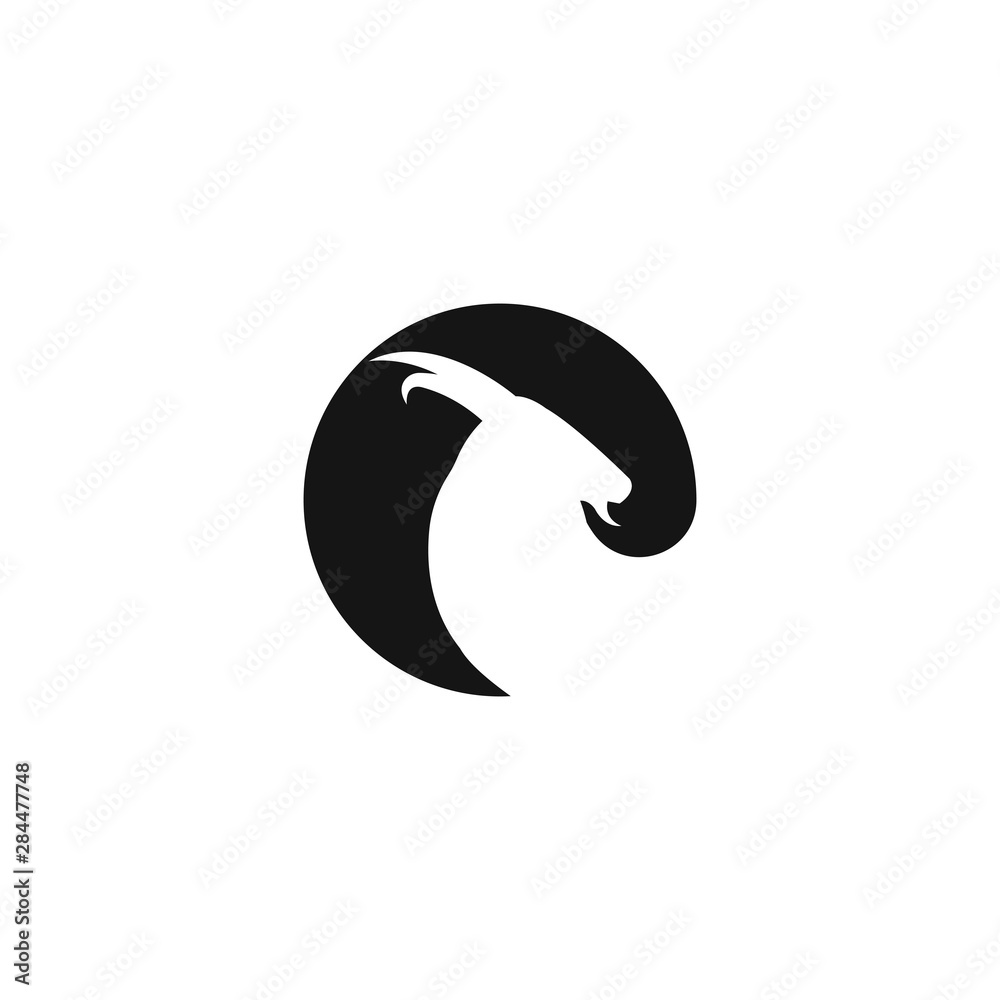 Goat Logo Template vector illustration Goat Logo Template vector illustration