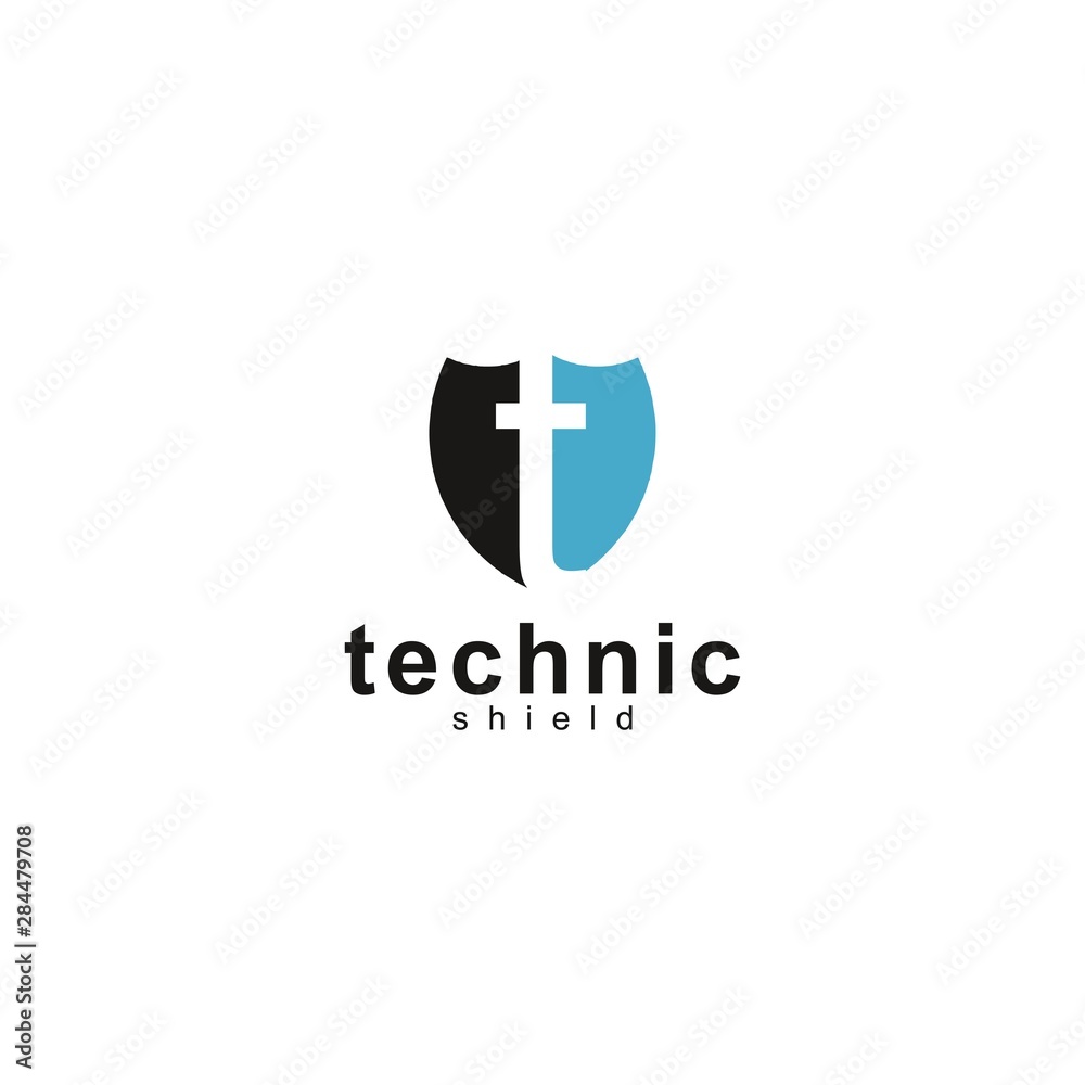 shield and letter t logo template identity shield and letter t logo template identity