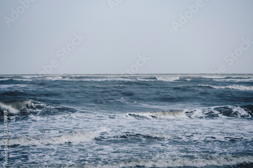 Ocean surface wave seamless. Underwater cartoon liquid pattern river and sea background .summer and emotional idea
