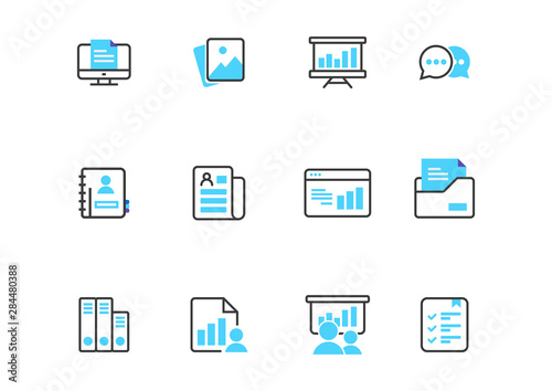 Business icon collection